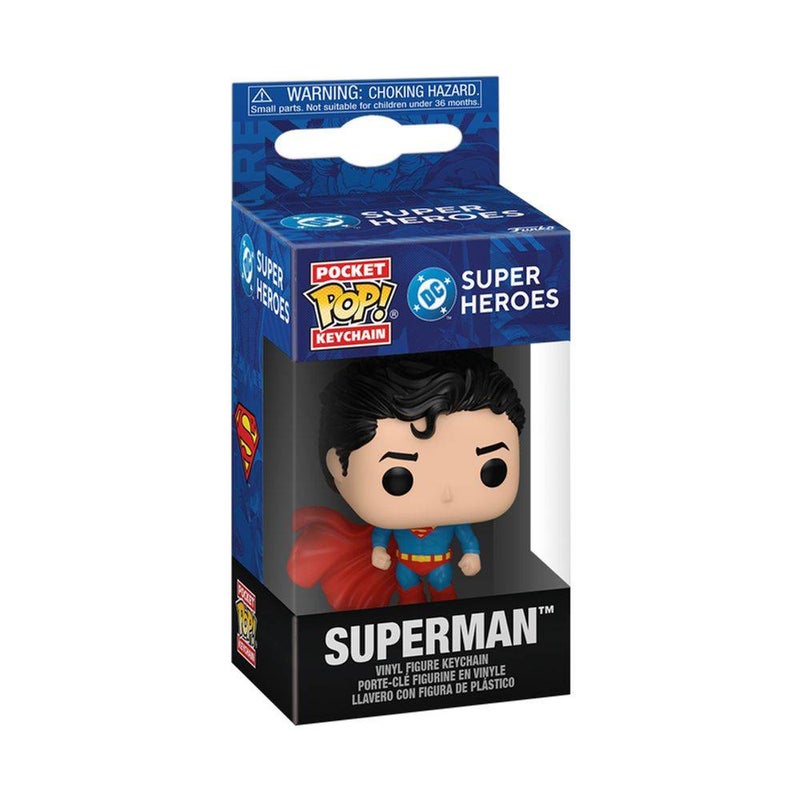 Funko Pocket POP! DC Comics Super Heroes Superman (DC New Classics) Vinyl Keychain (10.2 cm) - Image 1