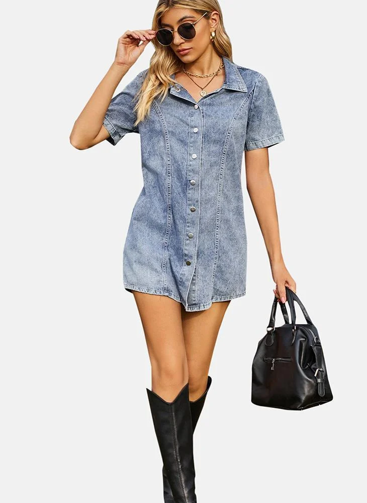 YUNIQEE Denim Mini Dress