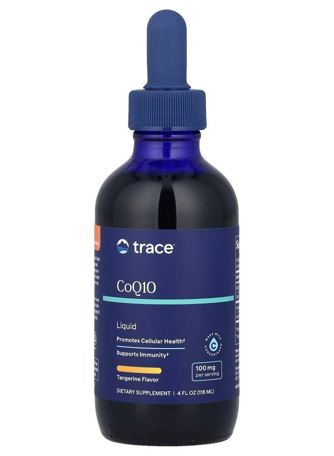 Trace Minerals Liquid CoQ10 Tangerine 4 fl oz (118 ml)