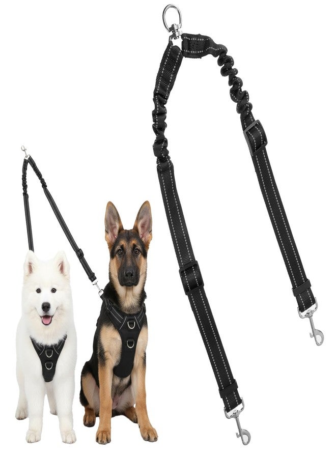 Tyqour Double Dog Leash for Two Dogs, Dual Leashes No Tangle Leashs for 2 Dogs Walking, No Pull Two Dog Leash - Image 1