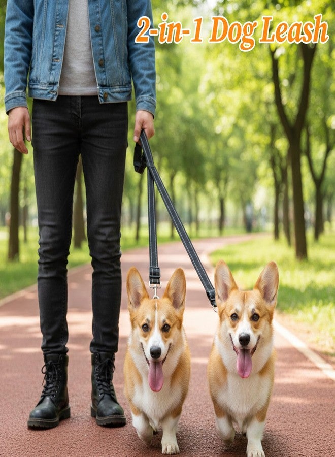 Tyqour Double Dog Leash for Two Dogs, Dual Leashes No Tangle Leashs for 2 Dogs Walking, No Pull Two Dog Leash - Image 2