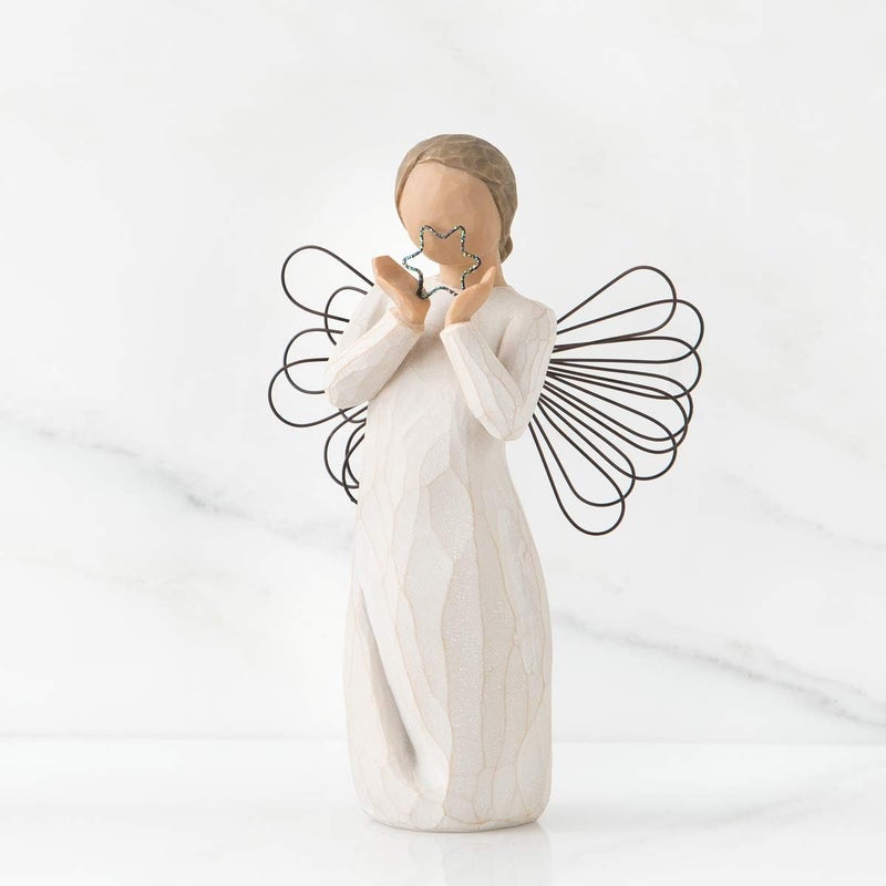 Willow Tree Bright Star Angel, Sculpted Hand-Painted Figure - Image 2