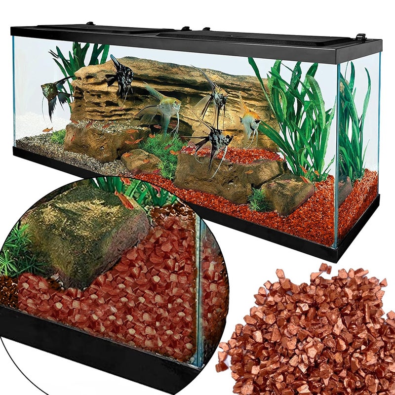 iParn 250 gram Crushed Glass 3-6mm Crushed Glass Crystals Resin Art Crafts Vase Filler Home Decorations (Brown) - Image 3