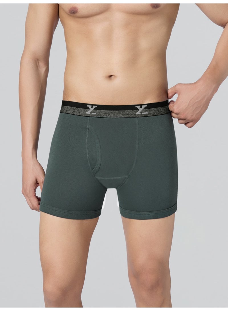 اكس واي اكس اكس XYXX نوفابوكسرات قطنية للرجال، عبوة من 3 قطع، مطاطية خارجية - Image 2