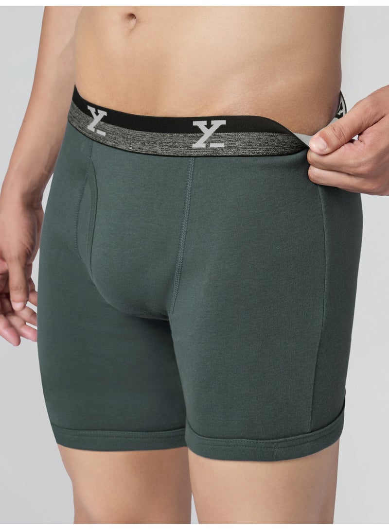 اكس واي اكس اكس XYXX نوفابوكسرات قطنية للرجال، عبوة من 3 قطع، مطاطية خارجية - Image 5