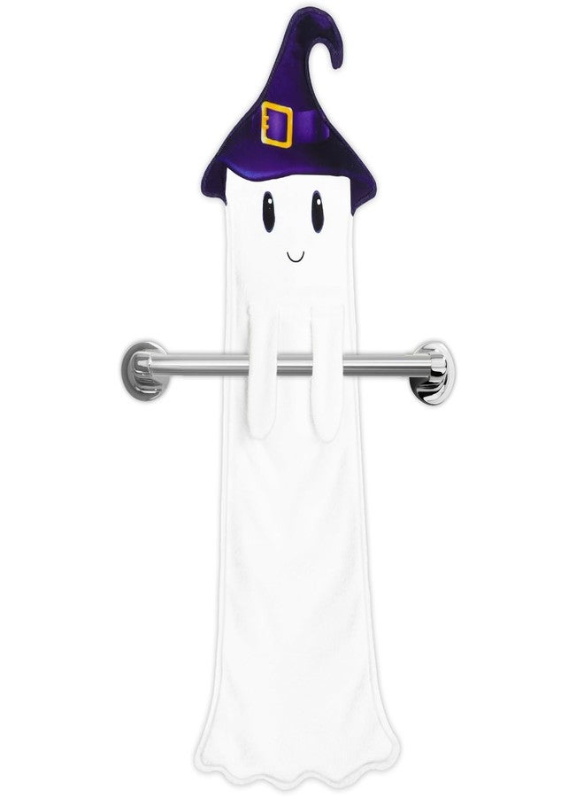Primo Lines Fall Cute Ghost Hand Towels for Bathroom Kitchen, Kawaii Decorative Funny Ghost Fall Decor Hanging Washcloths Face Towels Super Absorbent Soft for Decorative Women Fall Gift - Image 1