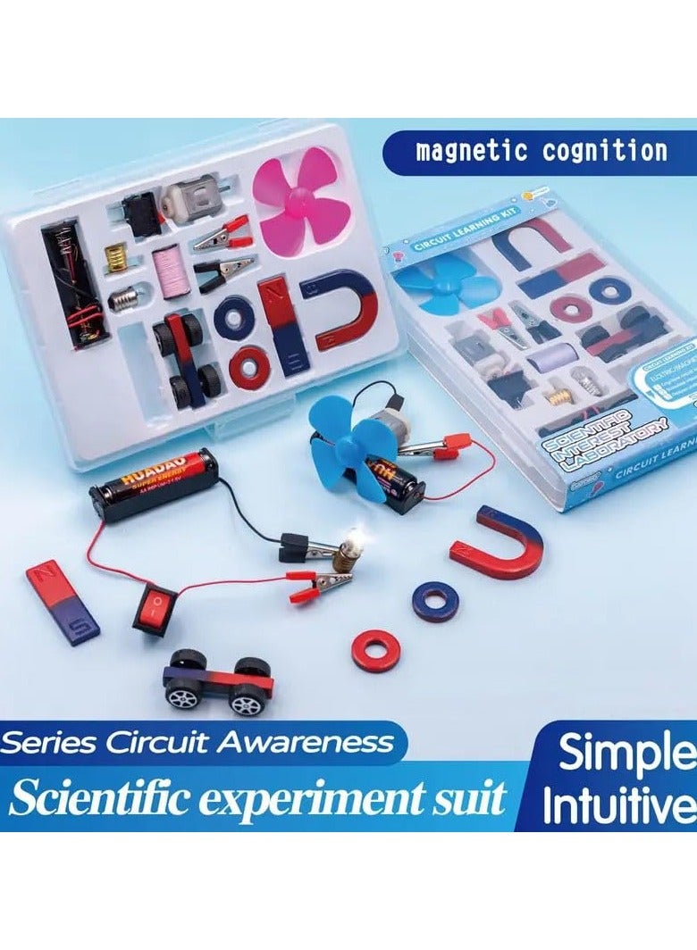 كرافت ماجيك مجموعة الدوائر الكهربائية STEM للأطفال - البناء باستخدام المغناطيس والمروحة ، تعلم العلوم والهندسة - لعبة ممتعة وتعليمية - Image 2