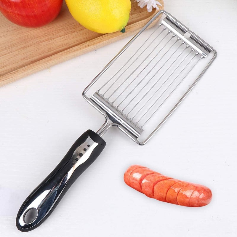 BLURISM BLURISM Premium Luncheon Meat Slicer Quality Stainless Steel Cutter Certified Safety Meats Fruit and Soft Cheeses Ham Tomato Cheese Kitchen Soft Food Cutting Tool  - Image 1