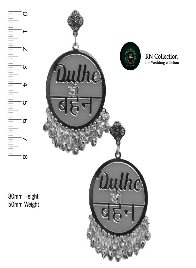 RN Collection Acrylic Dulhe Ki Bhan Earrings For Women & Girls. (Green & Gold) - Image 4