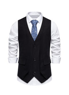 KUYING New Retro V-Neck Fake Two Piece Vest  - Image 1