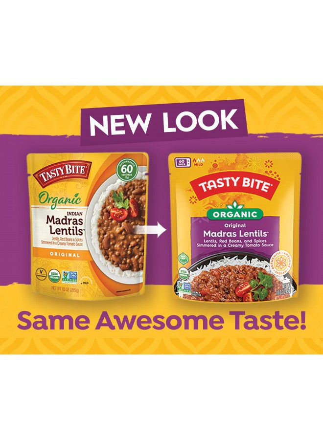 Tasty Bite Organic Madras Lentils, 10 Ounce, Pack of 6, Ready to Eat, Microwavable Entree, Vegetarian - Image 3