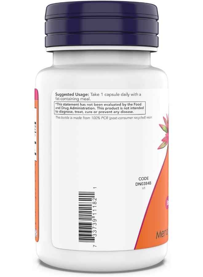 NOW Supplements, Mega D-3 & MK-7, 5000 IU / 180 mcg, Bone & Cardiovascular Support*, Vitamins K-3 & K-2, 180 Capsules - Image 3