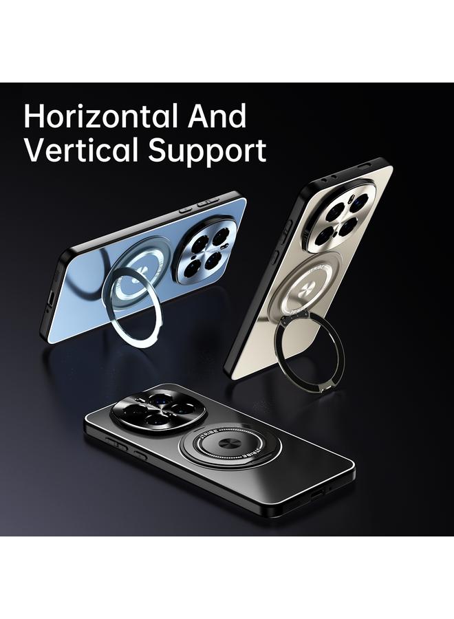 S-TOP Case For Honor Magic7 Pro Rotating Holder Frosted Metal Phone Case - Image 2