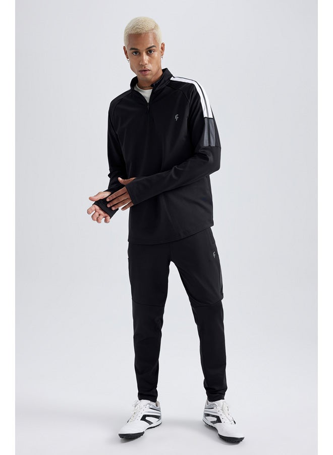 DeFacto Man Slim Fit High Neck Long Sleeve Sweatshirt - Image 3
