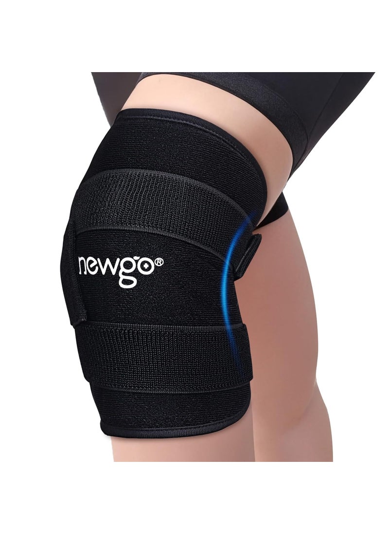 NEWGO NEWGO Ice Pack for Knee Replacement Surgery, Ice Pack Sleeve for Knee Swelling, Soft Gel Ice Wrap for Meniscus Tear, ACL 