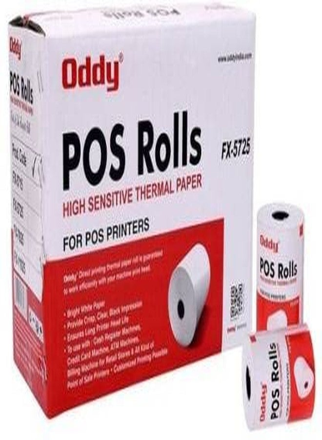 ODDY FX-7925 Paper Rolls Thermal Paper Rolls 79mm (Width) X 25 Mtrs (Length), Pack Of 10 Rolls - Image 2