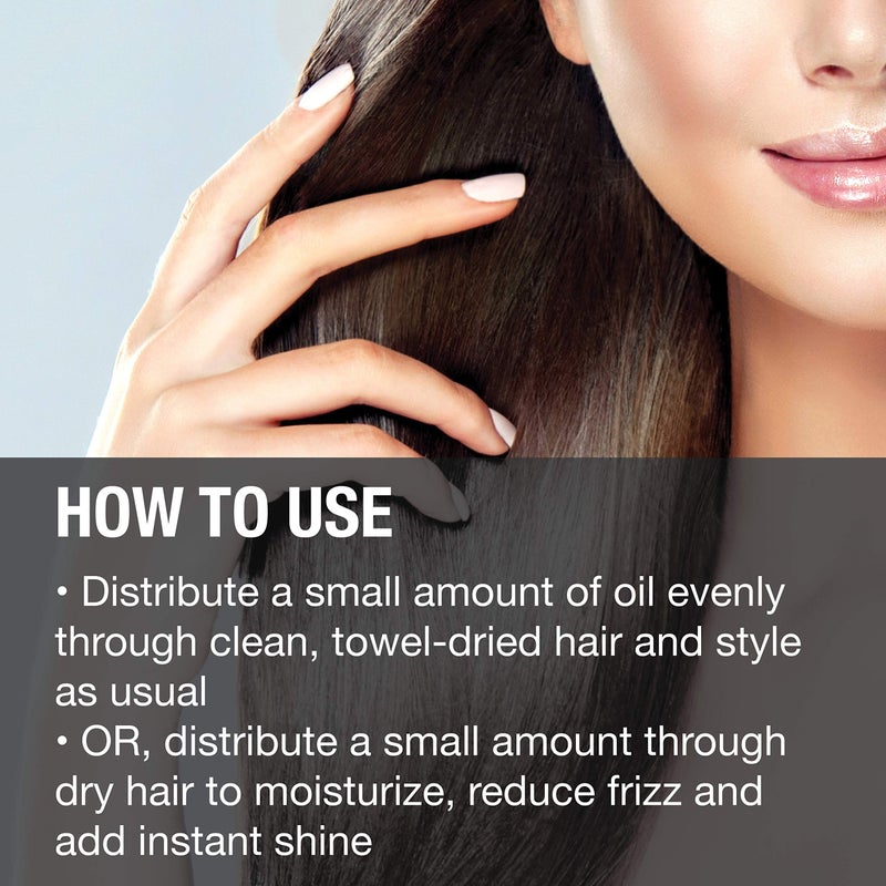 GREAT CLIPS Solutions Nourishing Oil, 1.75oz | Argan-Oil Blend Hydrates Hair & Skin | Great for Dry, Damaged Hair - Image 5