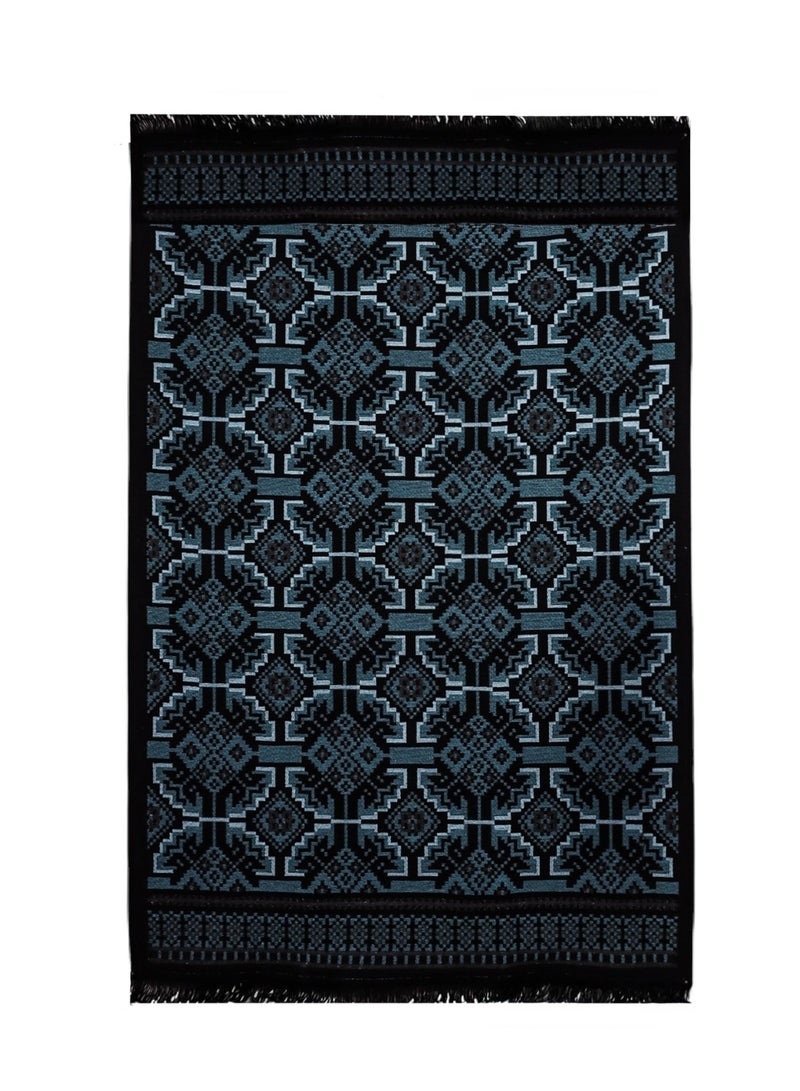 BiggHome Area Rug 80x150cm, Made in Turkey, Indoor Area Rug, Carpet for Home, Machine Washable, Durable, Ethnic-Inspired Pattern for Living Room - SA25AT - Image 2