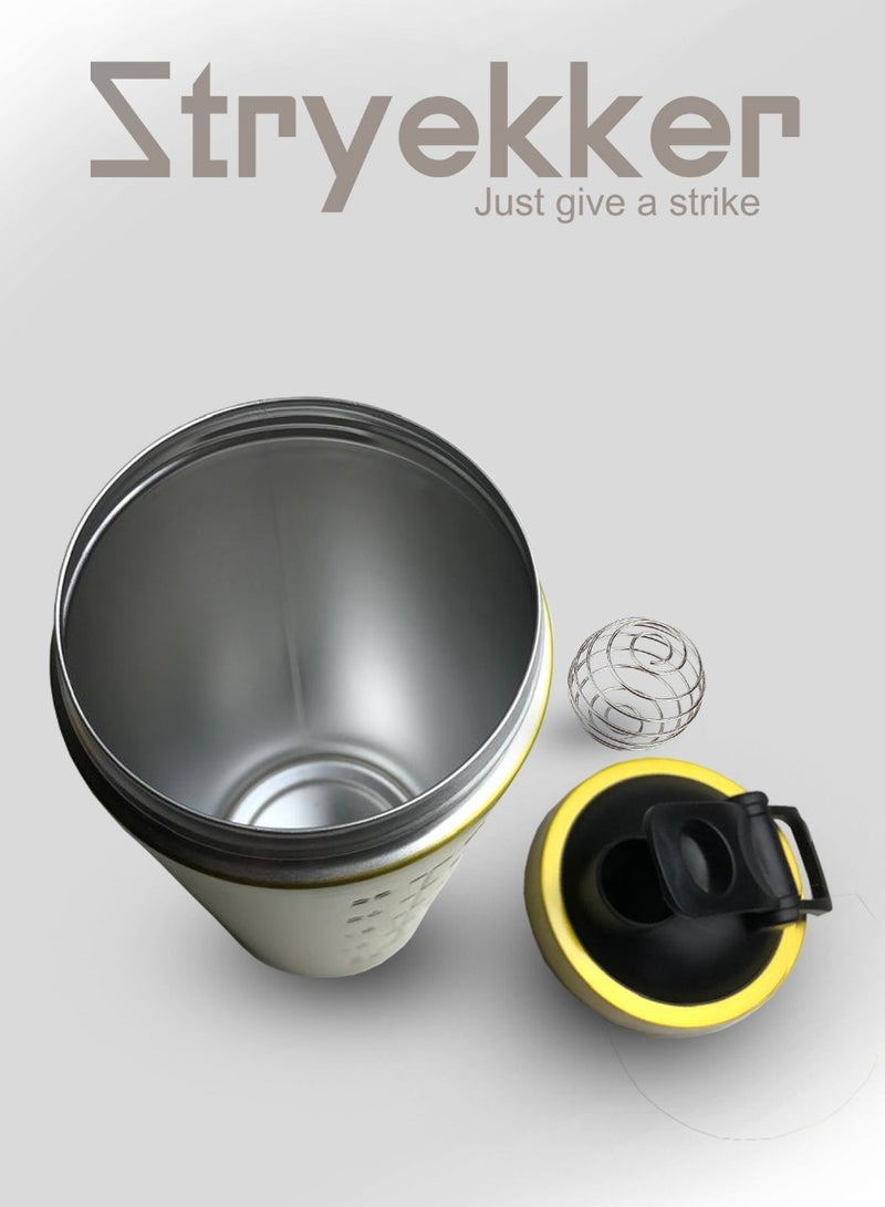 Stryekker Elite Gold Steel Shaker Bottle – For Bold, Stylish Gains - Image 3