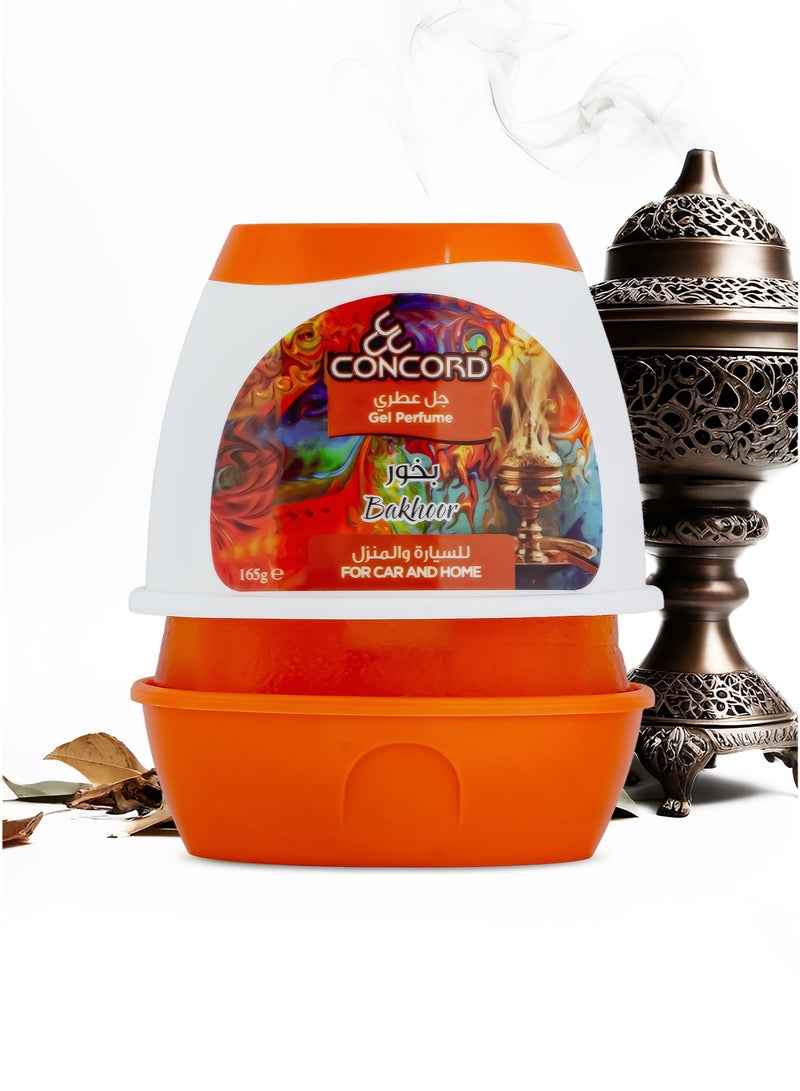 CONCORD- Gel Air Freshener, Bakhoor Fragrance for Car and Home | Multiple Usage Areas, Odor Eliminator, Last Up To 30 Days | Made in Malaysia, 165g | LIMITED TIME OFFER- Pack of 2 (One Fragrance as Shown + One with Random Fragrance) - Image 2