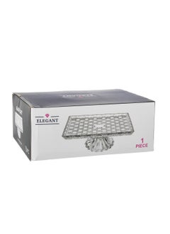 Elegant A Multi-Use Glass Serving Dish With A Base For Sweets And Fruits, Size 31X26X11.5 Cm  - Image 3