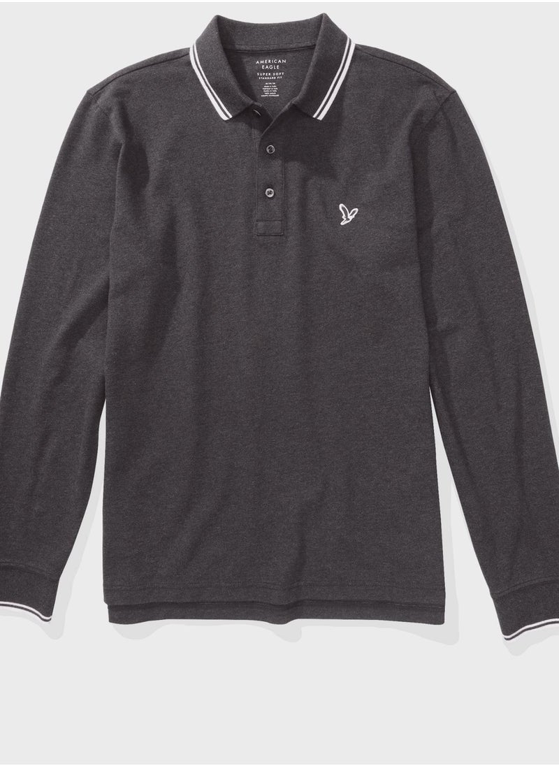 American Eagle - Logo Polo T-Shirt - Image 1