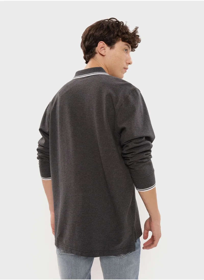 American Eagle Logo Polo T-Shirt