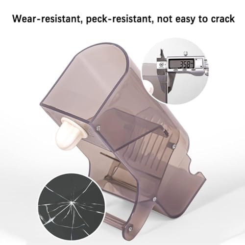 Yamibobo Automatic Bird Feeder No-Mess Bird Feeder Parrot Feeder Cage Accessories for Budgerigar Canary Lovebord Finch Parakeet - Image 4