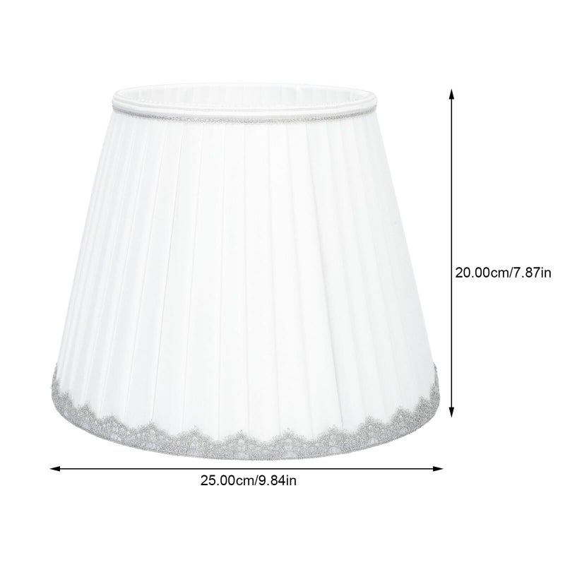 Vintage Fabric Lamp Shade Cover Detachable For Table Desk Bedroom Living Office - Image 3