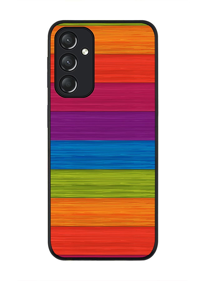 Stylizedd Rugged Black edge case for Samsung Galaxy A05s, Slim fit Soft Case Flexible Rubber Edges Anti Drop TPU Gel Thin Cover- Colorwood - Image 1