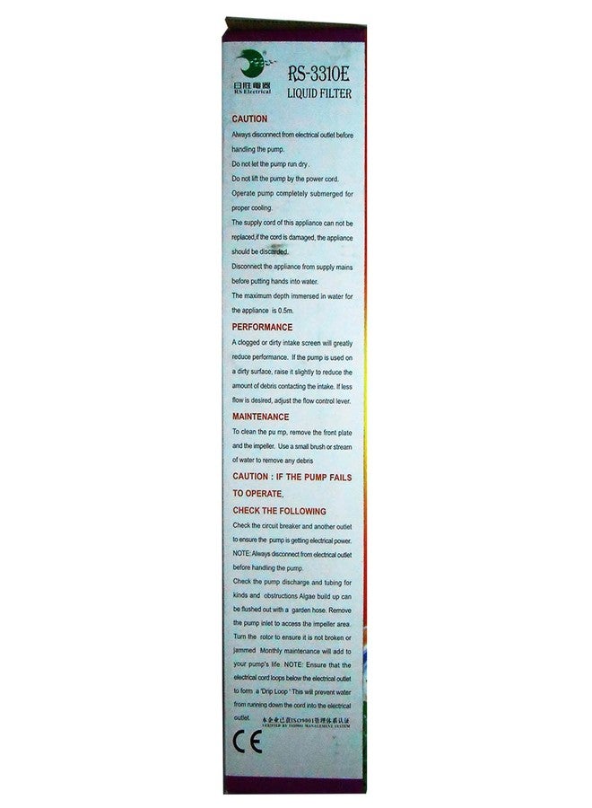 RS Electricals RS-3310E Liquid Filter - Image 3