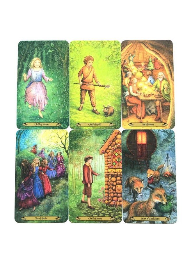 NIBEMINENT Mystic Forest Tarot Card Leisure Entertainment Set - Family Gathering Divination Card - Tarot Card Game Card - Puzzle Card - Image 3