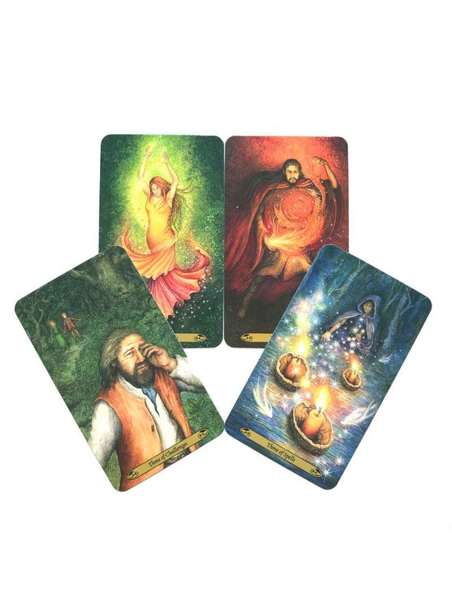NIBEMINENT Mystic Forest Tarot Card Leisure Entertainment Set - Family Gathering Divination Card - Tarot Card Game Card - Puzzle Card - Image 2