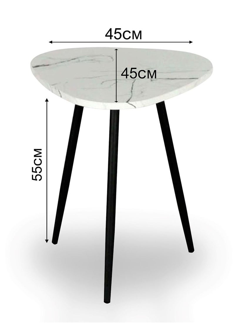 Mini Coffee Table White 45*45*55cm. - pzsku/Z55AD6168F92CF08FF89CZ/45/_/1681591570/561fb085-c769-4d05-b9fa-e24d8bd1f40a