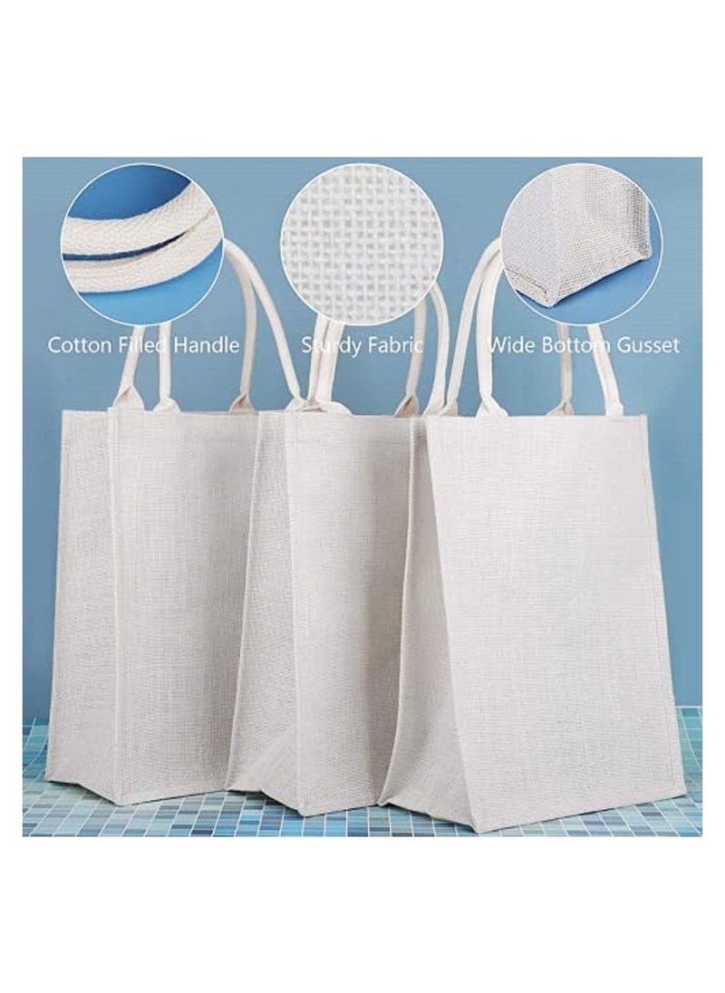 Eco-neutral - Eco-friendly Reusable Grocery Jute Tote Shopping Bag - Image 1