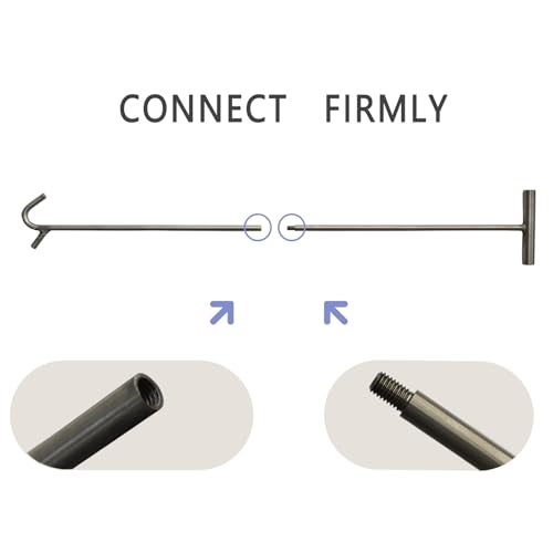 wewlink 5th Wheel Pin PullerPortable Stainless Steel Type SHook 32 inch1pack - Image 3