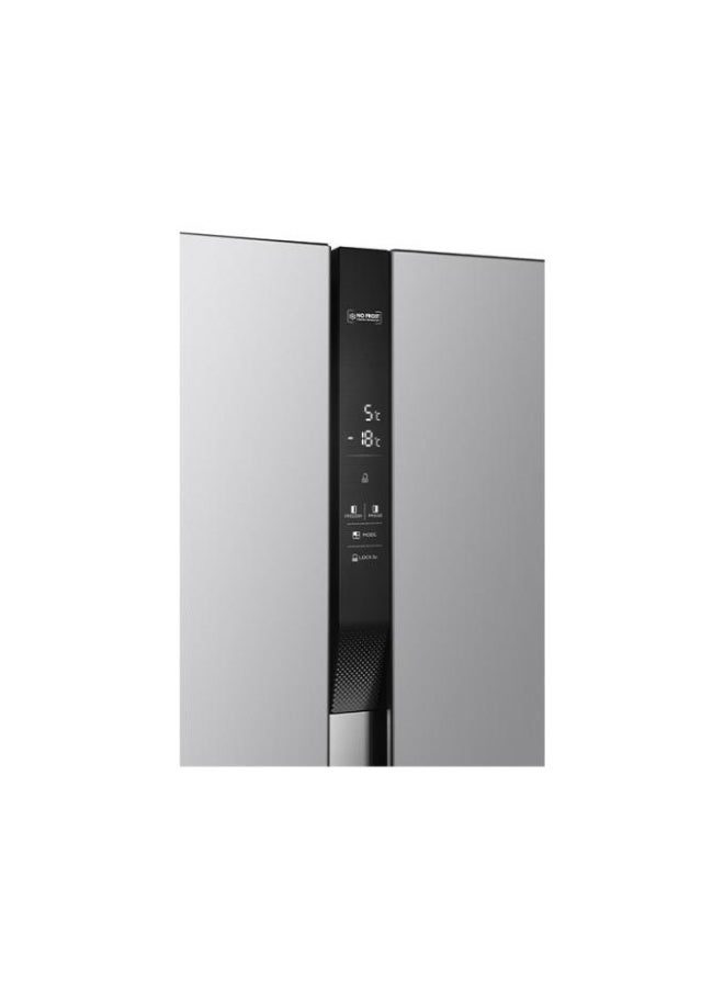GENERAL SUPREME double door SXS Refrigerator (521 L, 18.4 Cu Ft) Inverter, Total no Frost Cooling , Air Flow System Shinny Inox,GS909SXI - Image 4