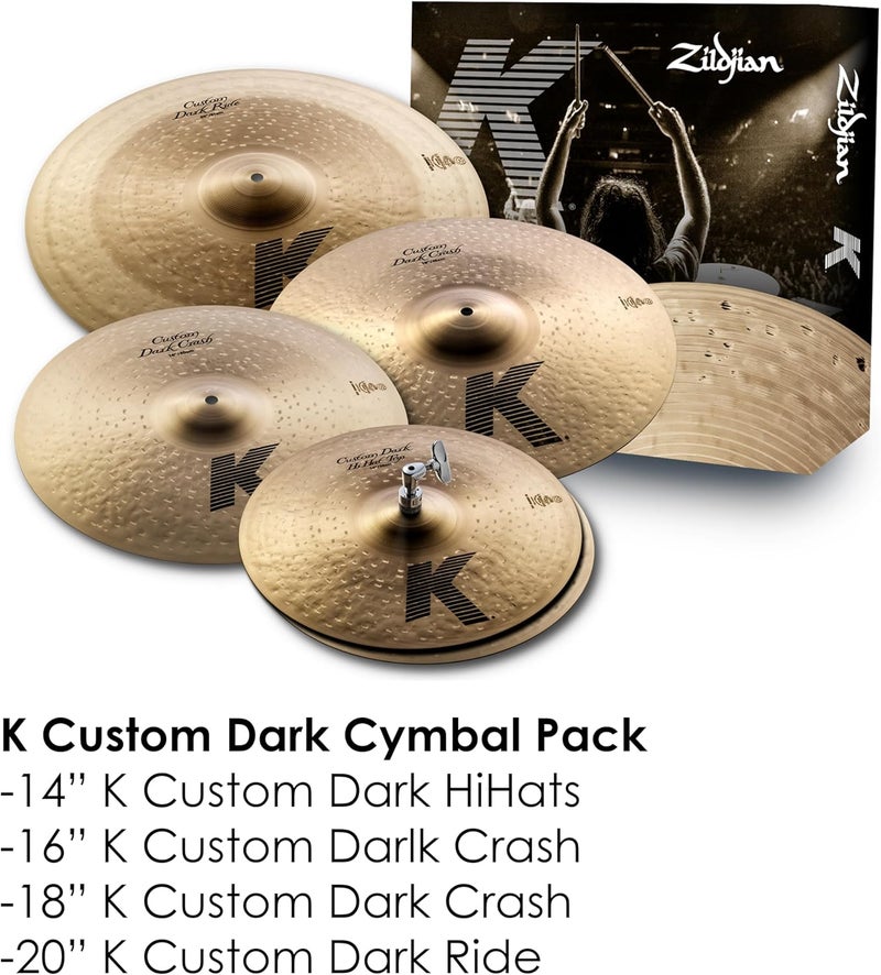 Zildjian K Custom Dark Cymbal Box Set - Image 2