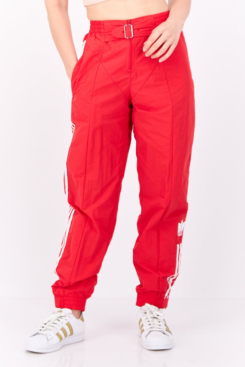 adidas Originals Women Sportswear Fit Outdoor Track Pants, Red  - Image 1