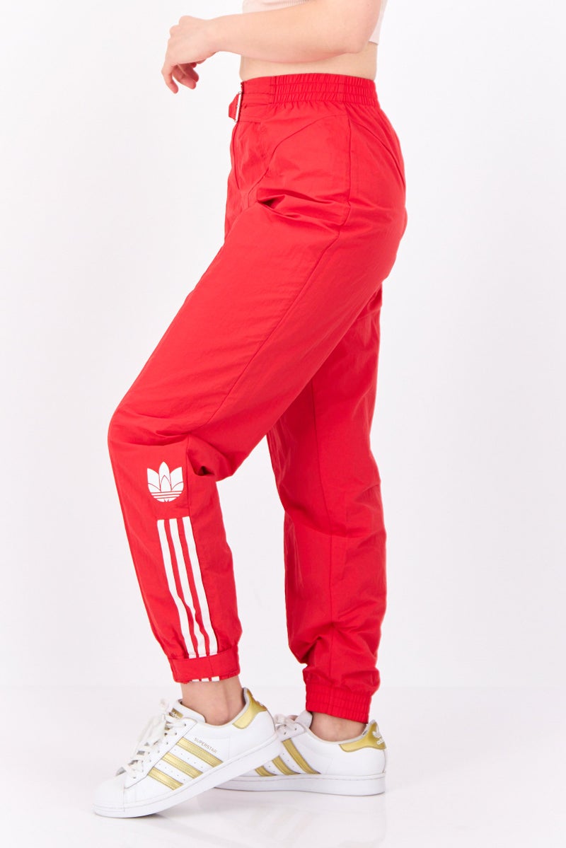adidas Originals Women Sportswear Fit Outdoor Track Pants, Red  - Image 2
