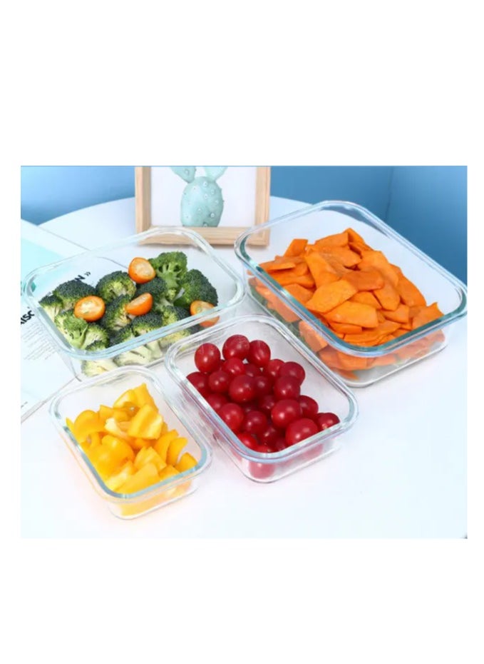 Generic - Microwave Oven Safe Glass Food Container Leakproof Bento Lunch Box Meal Prep Storage Food Container - Image 1