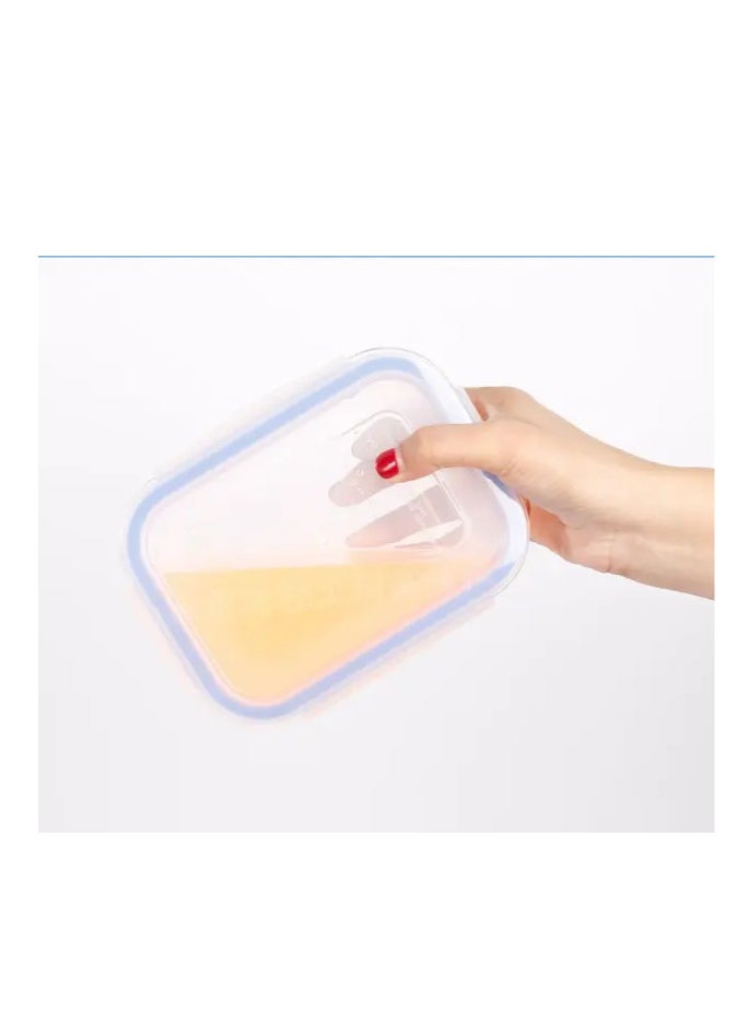 Generic - Microwave Oven Safe Glass Food Container Leakproof Bento Lunch Box Meal Prep Storage Food Container - Image 1