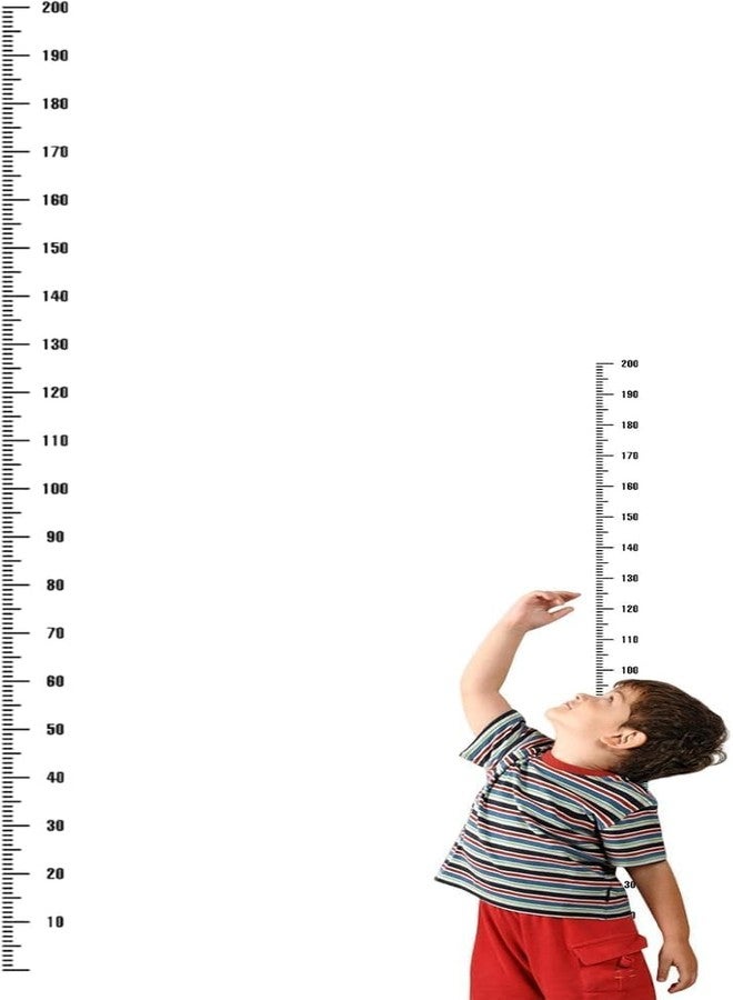 OVERSEASE Kids Growth Chart Wall Sticker - Removable Height Measurement Ruler for Children, Nursery, Bedroom & Playroom Wall Décor (Up to 200cm) - Image 5