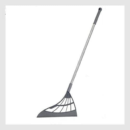 Dwariyan Magic Broom Magic Broom Easily Dry The Floor and Remove Dirt and Living Room Kitchen Glass Wiper Microfiber Silicone Flexible Mop Head Adjustable Long Handle 2in1 Sweeper