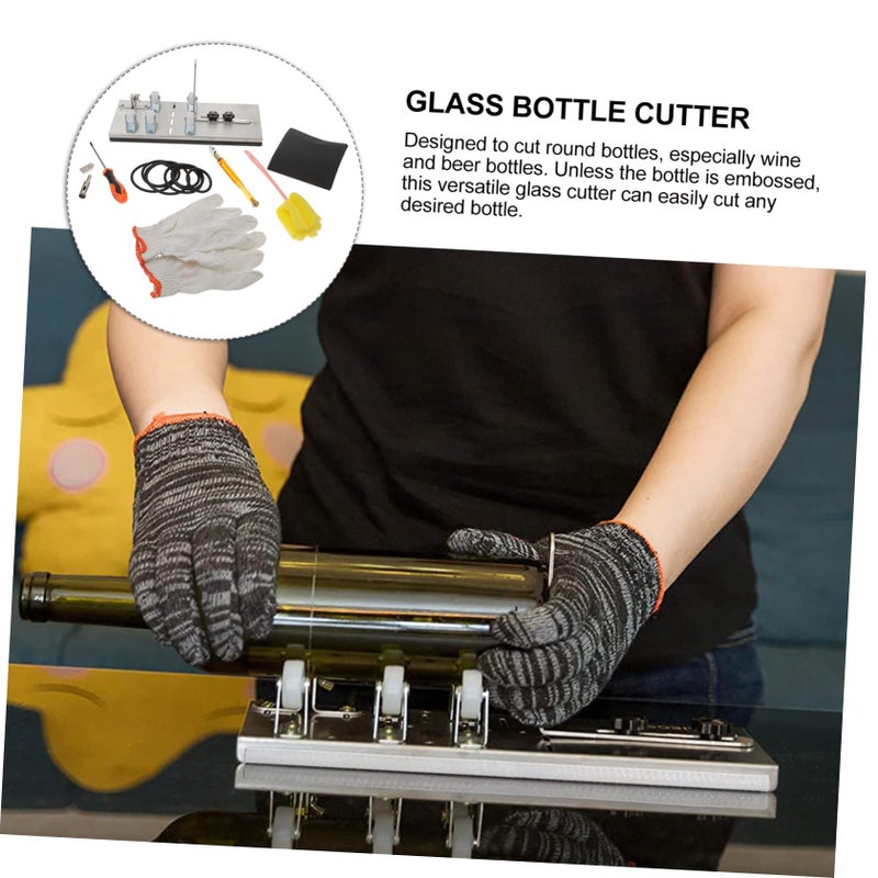 Glass Bottle Cutter Kit For Wine Beer Bottles Crafting Home Decor Sculptures - Image 5