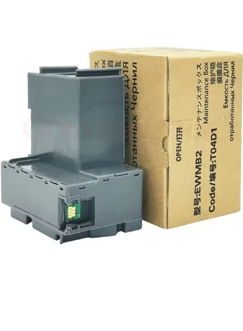 Printer ink Maintenance Box for EPSON L6160 L6166 L6168 L6170 L 6171 L6178 L6190 L6191 L6198 L6268 L6276 L6278 L6279 L6290 L6298 L6460 L6490 L6498 L14150 L14158 ET-2700 2750 2756 2760 3700 3710 3750 3760 4700 M1140 M1178 M1180 M3170 M3180 M3180 M2148 M2178 XP-5100 5105 5115 ST-4000 ST-3000 WF-2800 2860DWF 2865DWF Printers.  - Image 1