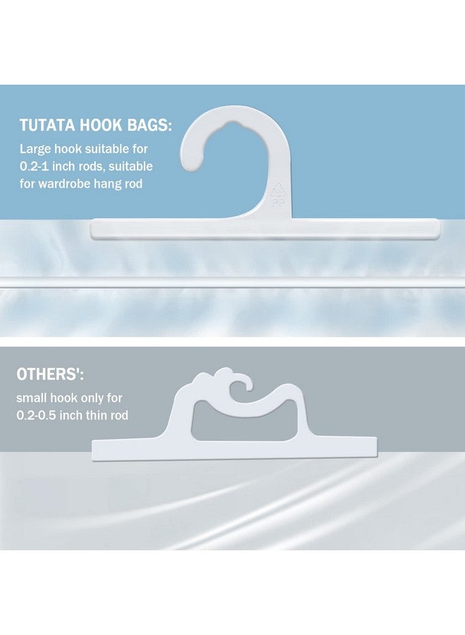 tutata Hanging Storage Bags 24 Pack, Large Hook 10 x 12.5-inch Clear Plastic Bags for Classroom, Library and Pharmacy Use - Image 4