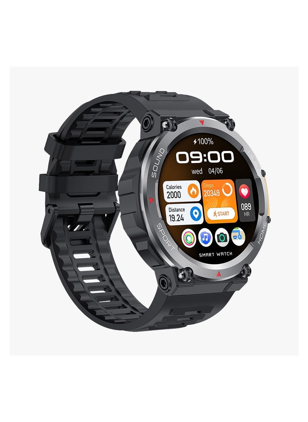 Adventure Smart Watch - Black 