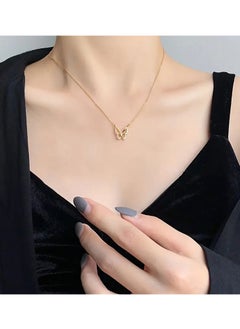 Home Clearance Sale 1pc Mini Hollow Out Butterfly Pendant Thin Chain Necklace Elegant Neck Jewelry  - Image 3