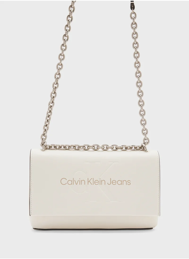 كالفن كلاين جينز Logo Sculpted Crossbody